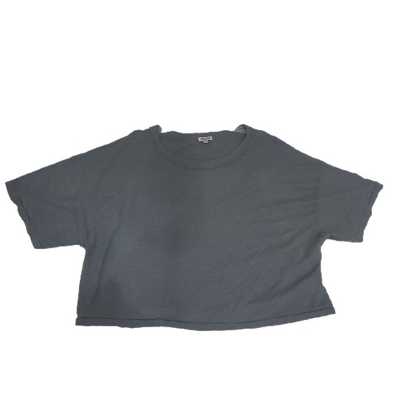 NWT Splendid Women Short Sleeve Slub Crop Tee Pink Blue Black White S M L XL $60 - Picture 3 of 6